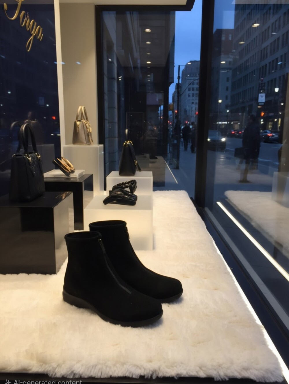 La CANADIENNE Lavender Women's Sz 5 M Waterproof Black Suede Ankle Boots $550